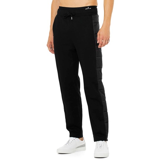Pantalones Deportivos Alo Yoga Mash Up Hombre Negros | MFKC70951