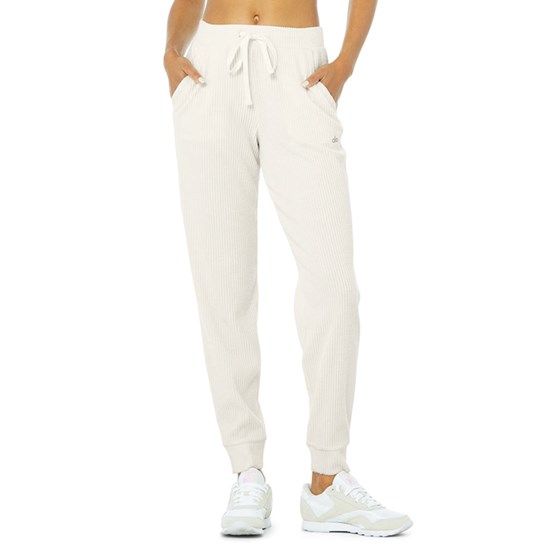Pantalones Deportivos Alo Yoga Muse Mujer Blancos | PLWV64829