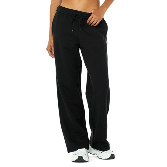 Pantalones Deportivos Alo Yoga Renown Mujer Negros | LGNO40286
