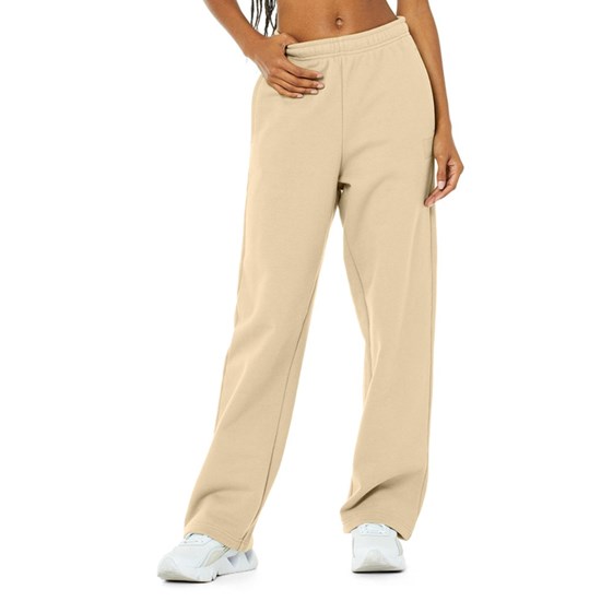 Pantalones Deportivos Alo Yoga Renown Mujer Beige | OJRX57623