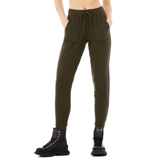 Pantalones Deportivos Alo Yoga Soho Mujer Verdes | VDHS31528
