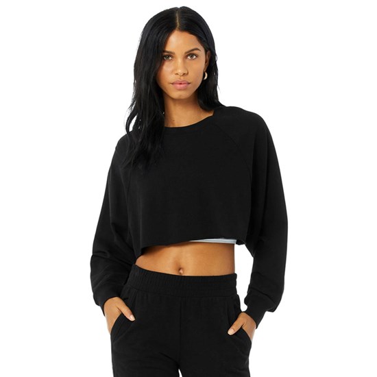 Pullover Alo Yoga Double Take Mujer Negros | HPTS86307