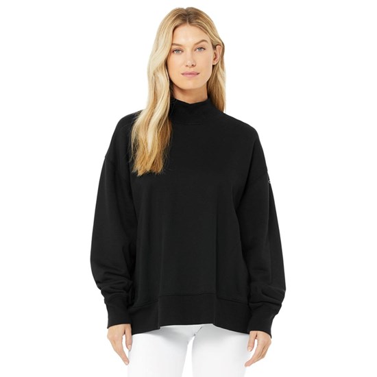 Pullover Alo Yoga Refresh Mujer Negros | ZOAP04572