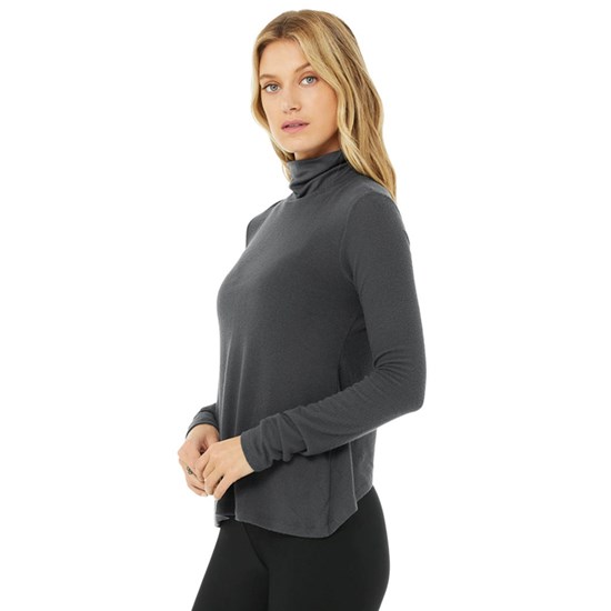 Ropa Alo Yoga Embrace Long Sleeve Mujer Grises | EIAC86245