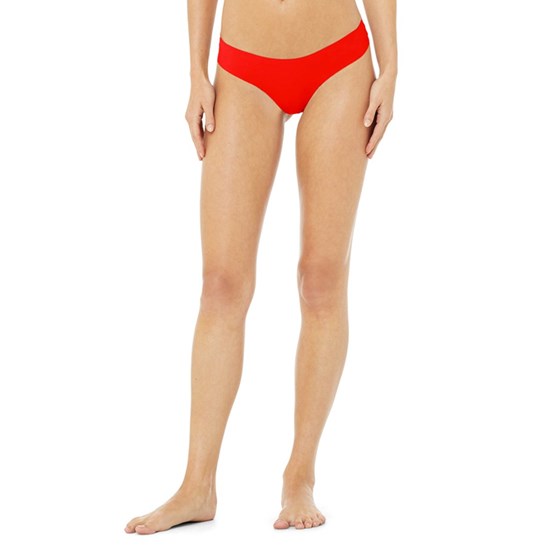 Ropa Interior Alo Yoga Airbrush Invisible Cheeky Mujer Rojos | TXZS68910