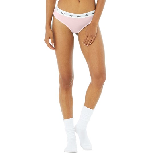 Ropa Interior Alo Yoga Icon Cheeky Mujer Rosas | AVDC26573