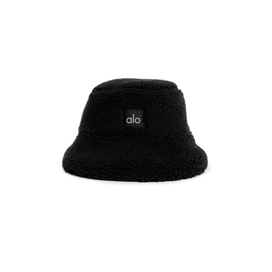 Sombreros Alo Yoga Foxy Sherpa Bucket Mujer Negros | QYGF20683