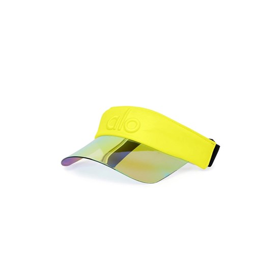 Sombreros Alo Yoga Solar Visor Mujer Amarillos | RIXE09352