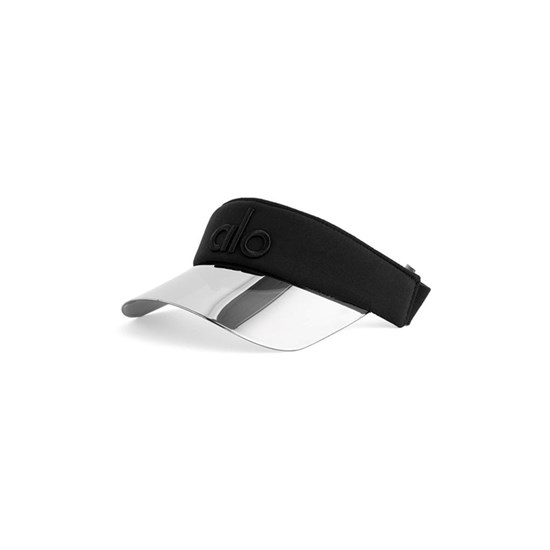 Sombreros Alo Yoga Solar Visor Mujer Negros | TZSN60917