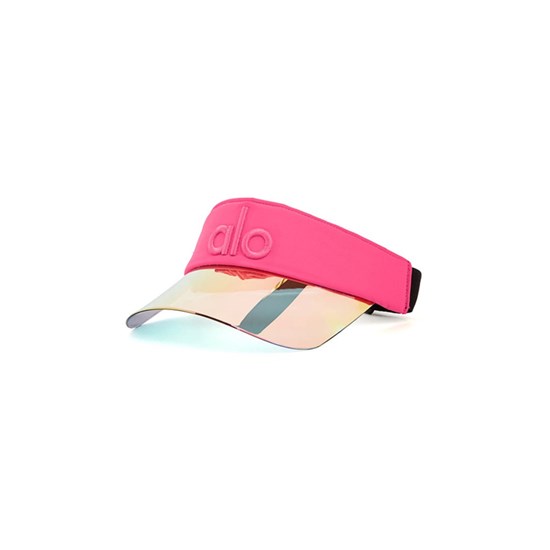 Sombreros Alo Yoga Solar Visor Mujer Rosas | KLCS86290