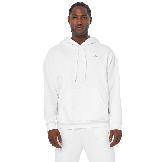 Sudadera Con Capucha Alo Yoga Accolade Hombre Blancos | USOG53186
