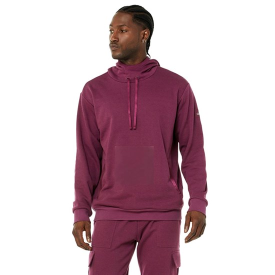 Sudadera Con Capucha Alo Yoga Highline Hombre Rojos | JUZI72690