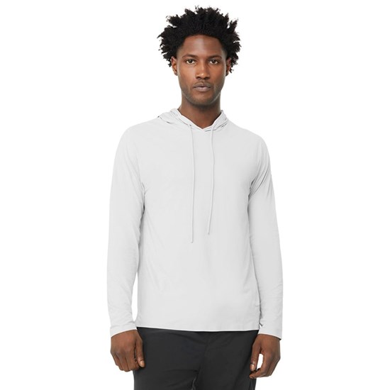 Sudadera Con Capucha Alo Yoga Idol Encapuchado Runner Hombre Grises | YODA67192