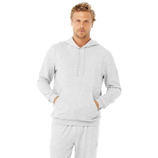 Sudadera Con Capucha Alo Yoga Micro Waffle Fast Break Hombre Grises | WFYA79053