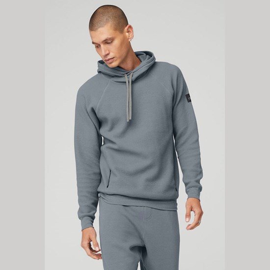 Sudadera Con Capucha Alo Yoga The Triumph Hombre Azules | PFRQ31240