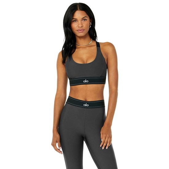 Sujetadores Deportivos Alo Yoga Airlift Suit Up Mujer Grises | DKLN36407