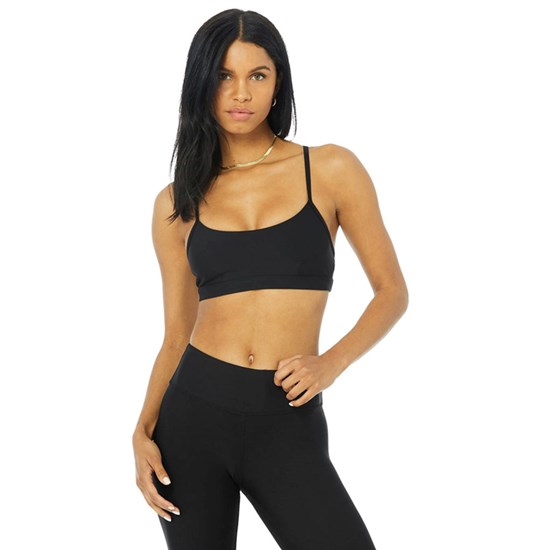 Sujetadores Deportivos Alo Yoga Airlift Intrigue Mujer Negros | QKLX82153