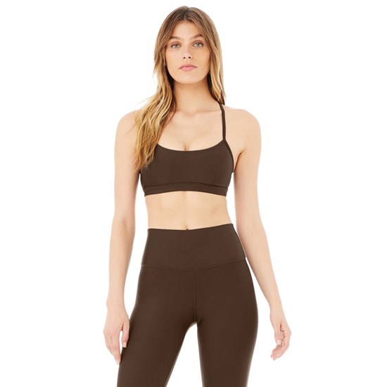 Sujetadores Deportivos Alo Yoga Airlift Intrigue Mujer Marrom | SMBJ65207