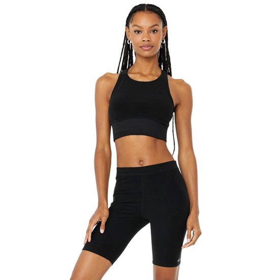 Sujetadores Deportivos Alo Yoga Alosoft Serenity Mujer Negros | HKIR93420