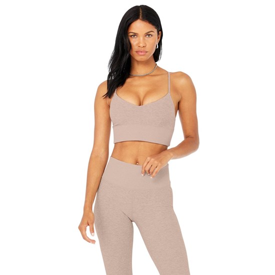 Sujetadores Deportivos Alo Yoga Alosoft Lavish Mujer Rosas | XAQZ34781