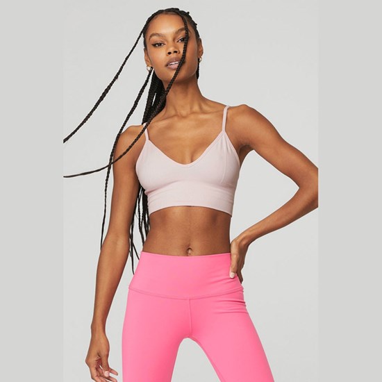 Sujetadores Deportivos Alo Yoga Delight Bralette Mujer Rosas | VONS04316
