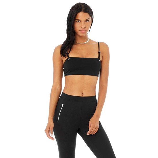 Sujetadores Deportivos Alo Yoga Thrill Seeker Mujer Negros | KLWJ32947