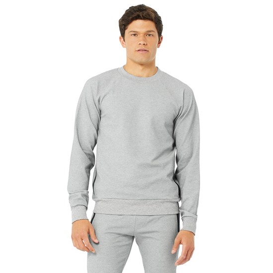 Sweatshirt Alo Yoga Impel Long Sleeve Hombre Grises | AJVT12468