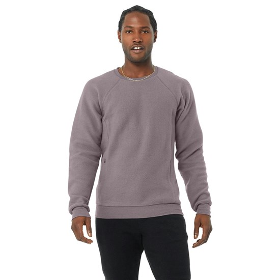 Sweatshirt Alo Yoga Triumph Crew Neck Long Sleeve Hombre Morados | UNSX02753