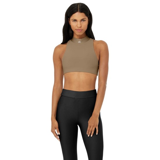 Tank Top Alo Yoga Airlift Fuse Mujer Beige | QEDM09164