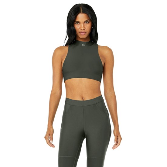 Tank Top Alo Yoga Airlift Fuse Mujer Verdes | FNPC41289