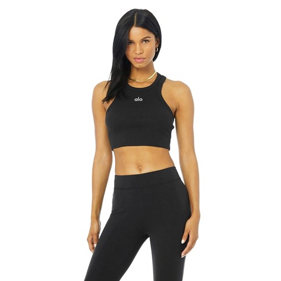 Tank Top Alo Yoga Aspire Mujer Negros | PWYR06723