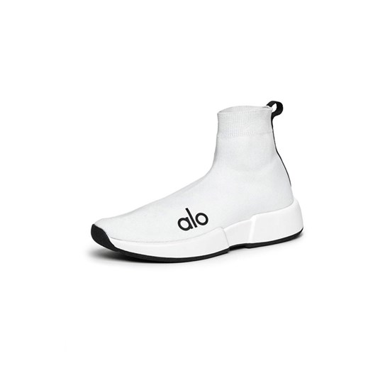 Tenis Alo Yoga Velocity Knit Mujer Blancos | UJPQ08791
