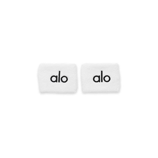 Wristband Alo Yoga Glow Wristband (2-Pack) Mujer Blancos | WVGD65348