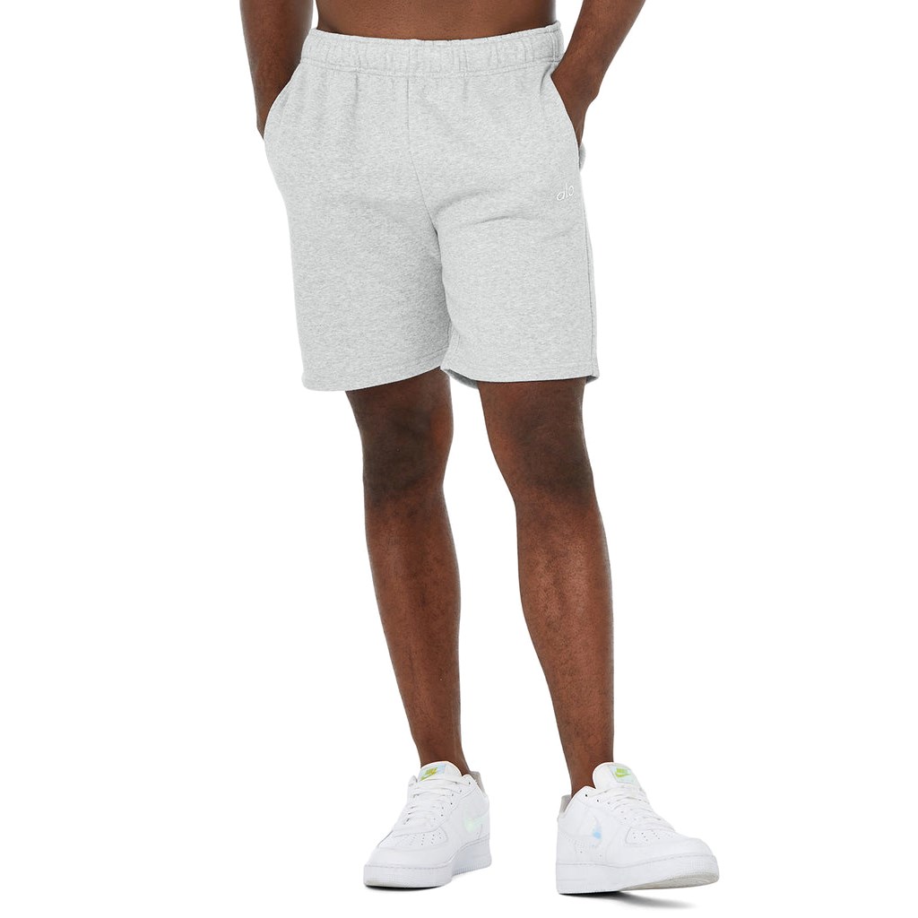 Bermudas Alo Yoga Accolade Sweat Hombre Grises | DCYN75309