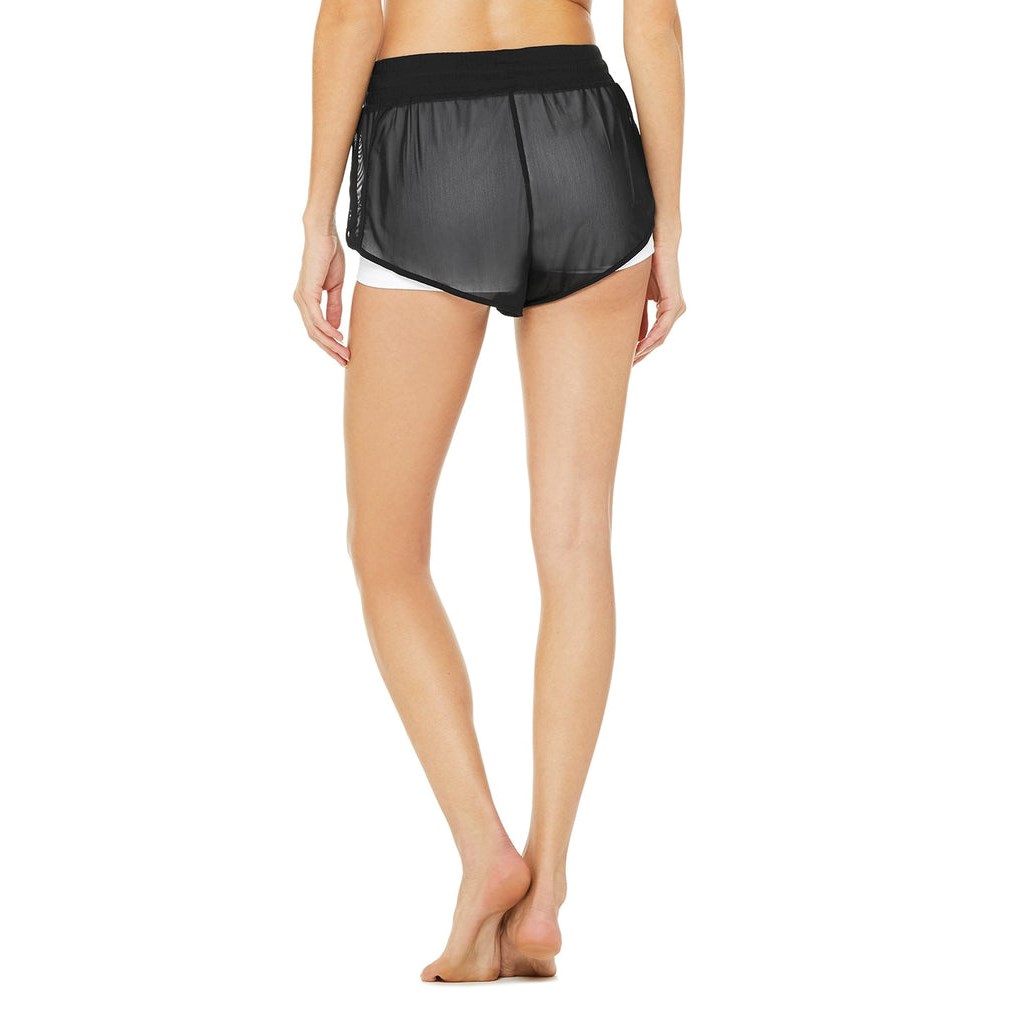 Bermudas Alo Yoga Ambience Corta Estampados Mujer Blancos | XALI58601