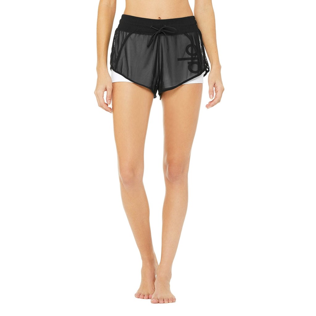 Bermudas Alo Yoga Ambience Corta Estampados Mujer Blancos | XALI58601