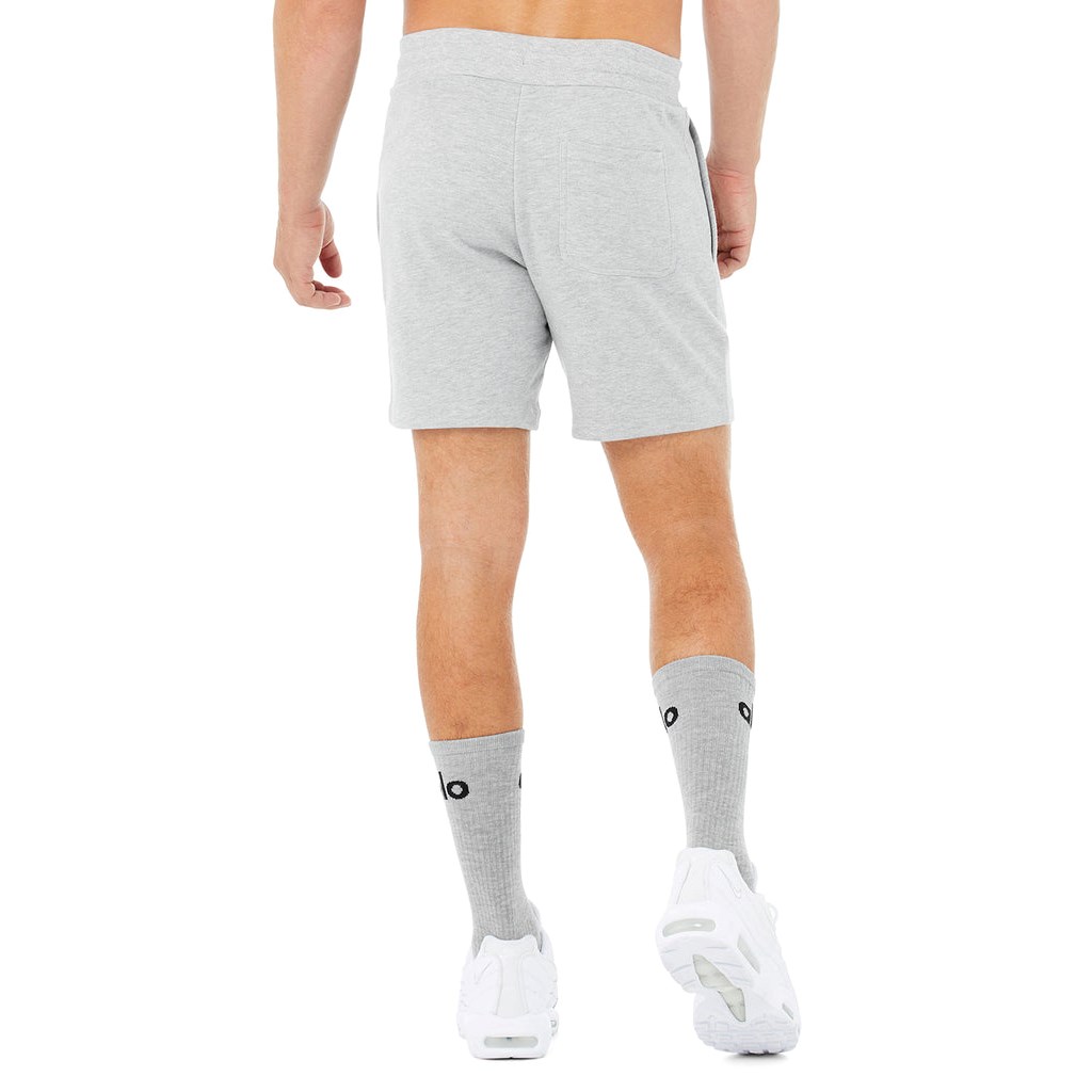Bermudas Alo Yoga Chill Hombre Grises | AZMV08579