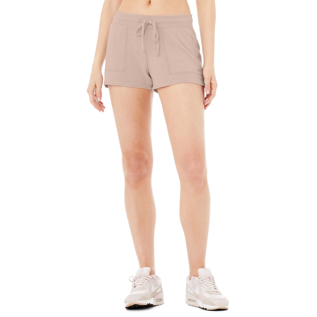 Bermudas Alo Yoga Daze Corta Mujer Rosas | LYSK58729