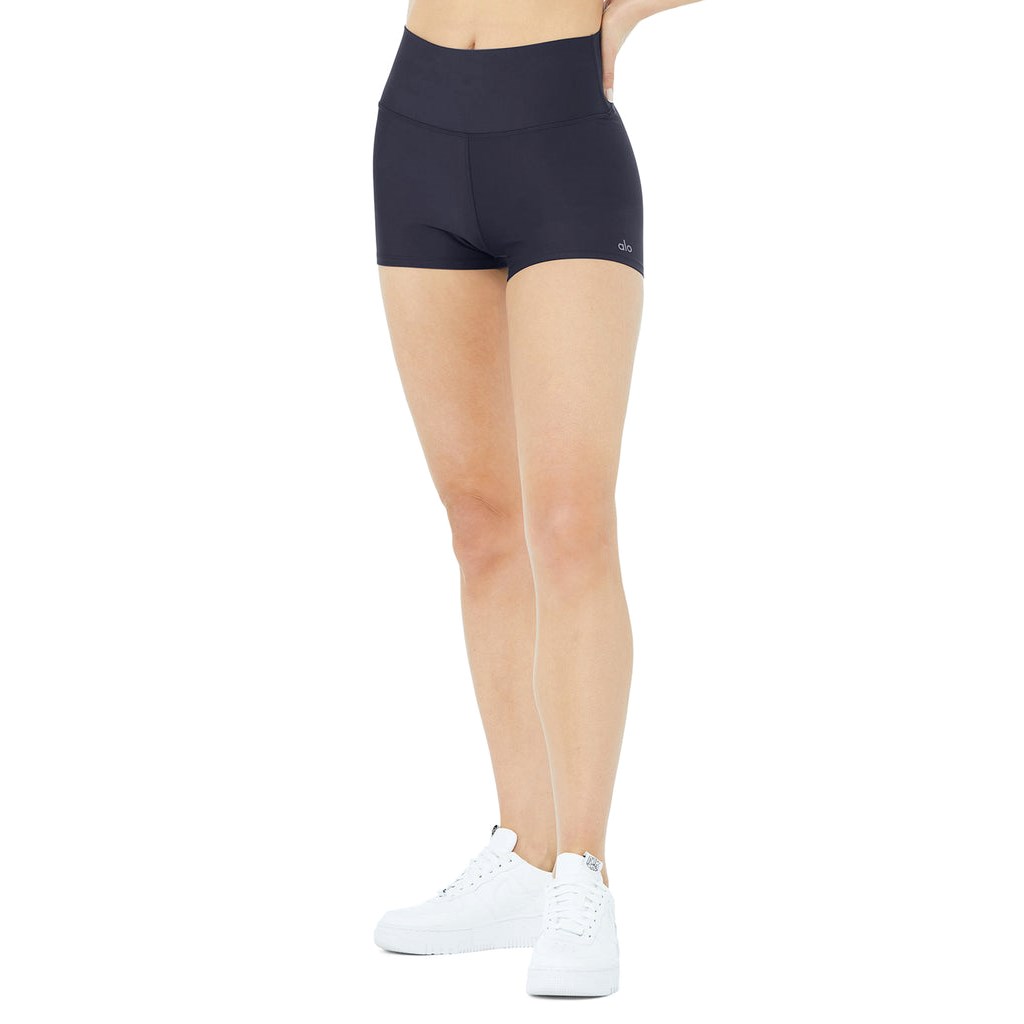 Bermudas Alo Yoga High-Cintura Airlift Corta Mujer Azules | SGLP01524