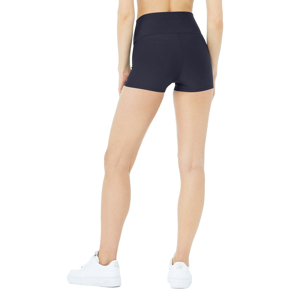 Bermudas Alo Yoga High-Cintura Airlift Corta Mujer Azules | SGLP01524