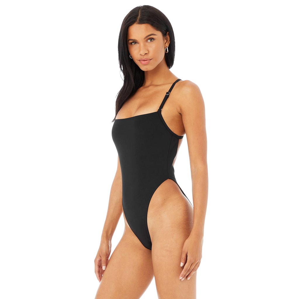 Bodysuit Alo Yoga Thrill Seeker Bodysuit Mujer Negros | VWCO05984
