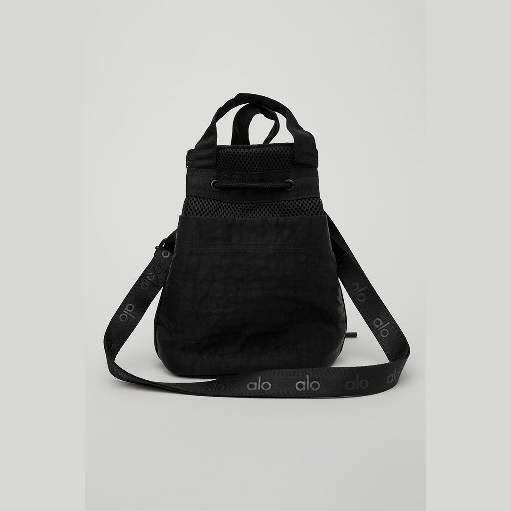 Bolsas Alo Yoga Utility Cross Body Bucket Mujer Negros | JQTE02398