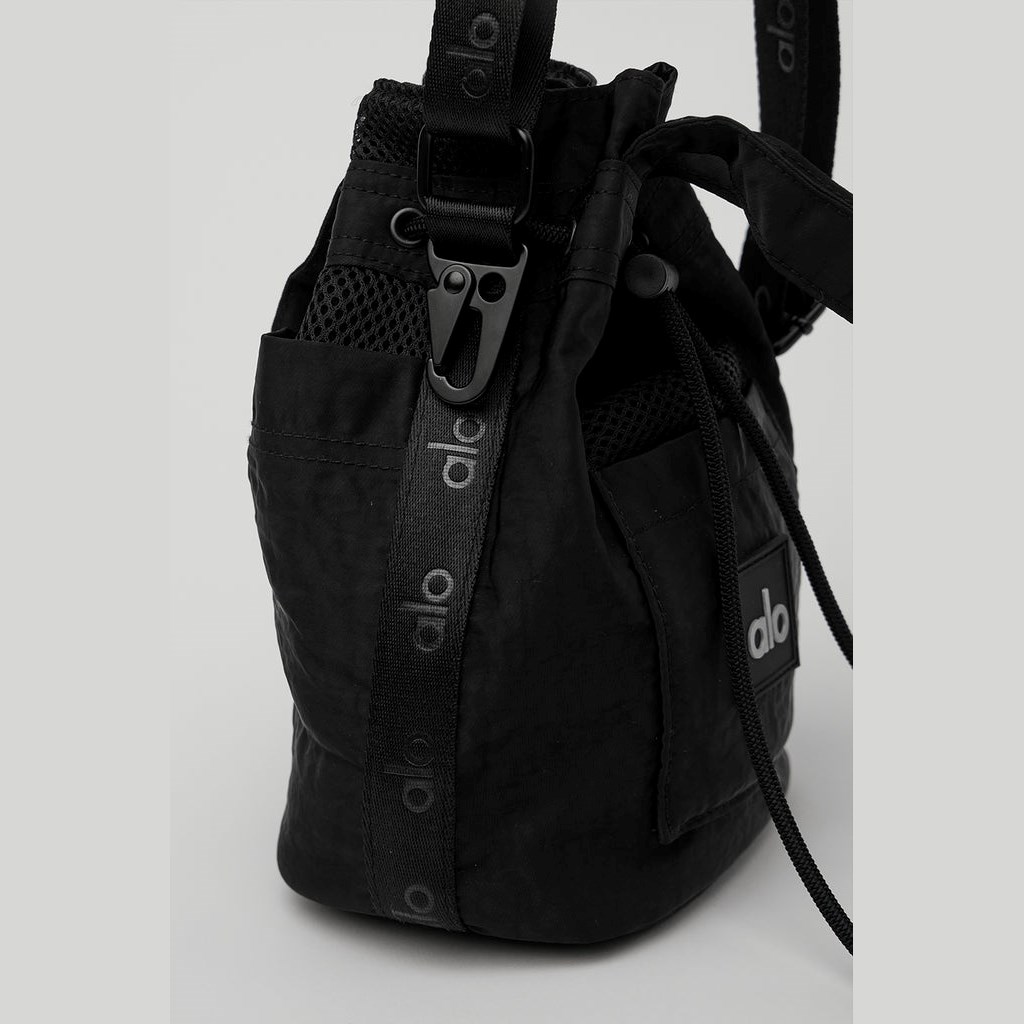 Bolsas Alo Yoga Utility Cross Body Bucket Mujer Negros | JQTE02398