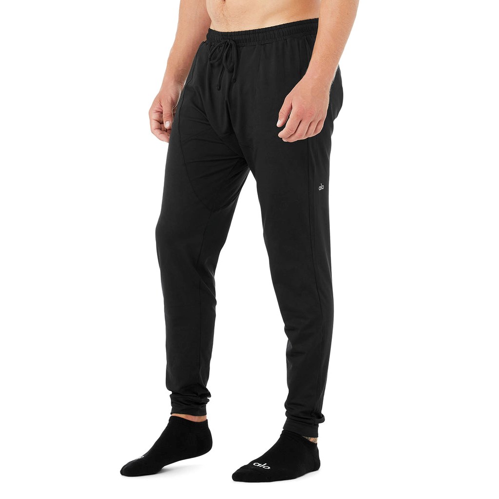 Calcetines Alo Yoga Calle Hombre Negros | FDQA52683