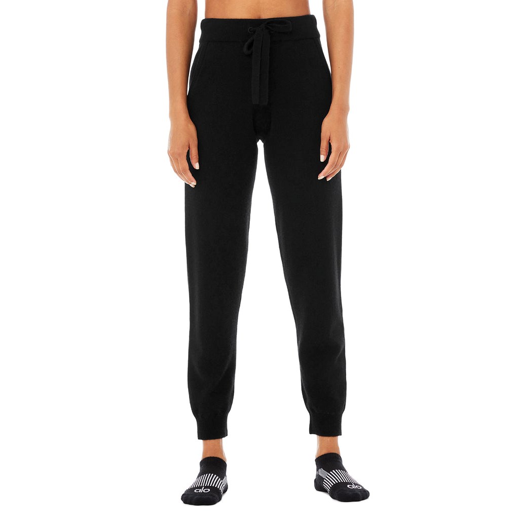 Calcetines Alo Yoga Explorer Wool-Tech Mujer Negros | SQMY75126