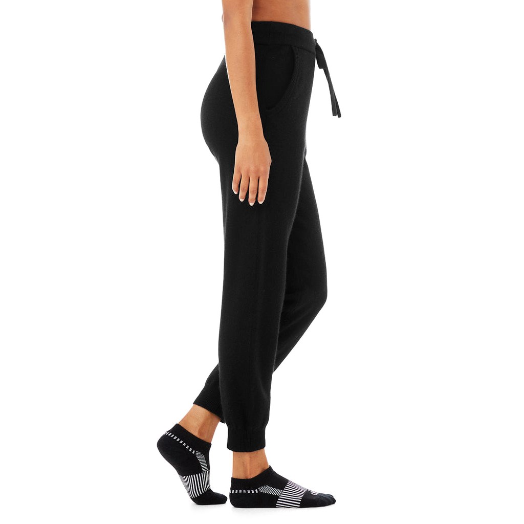 Calcetines Alo Yoga Explorer Wool-Tech Mujer Negros | SQMY75126