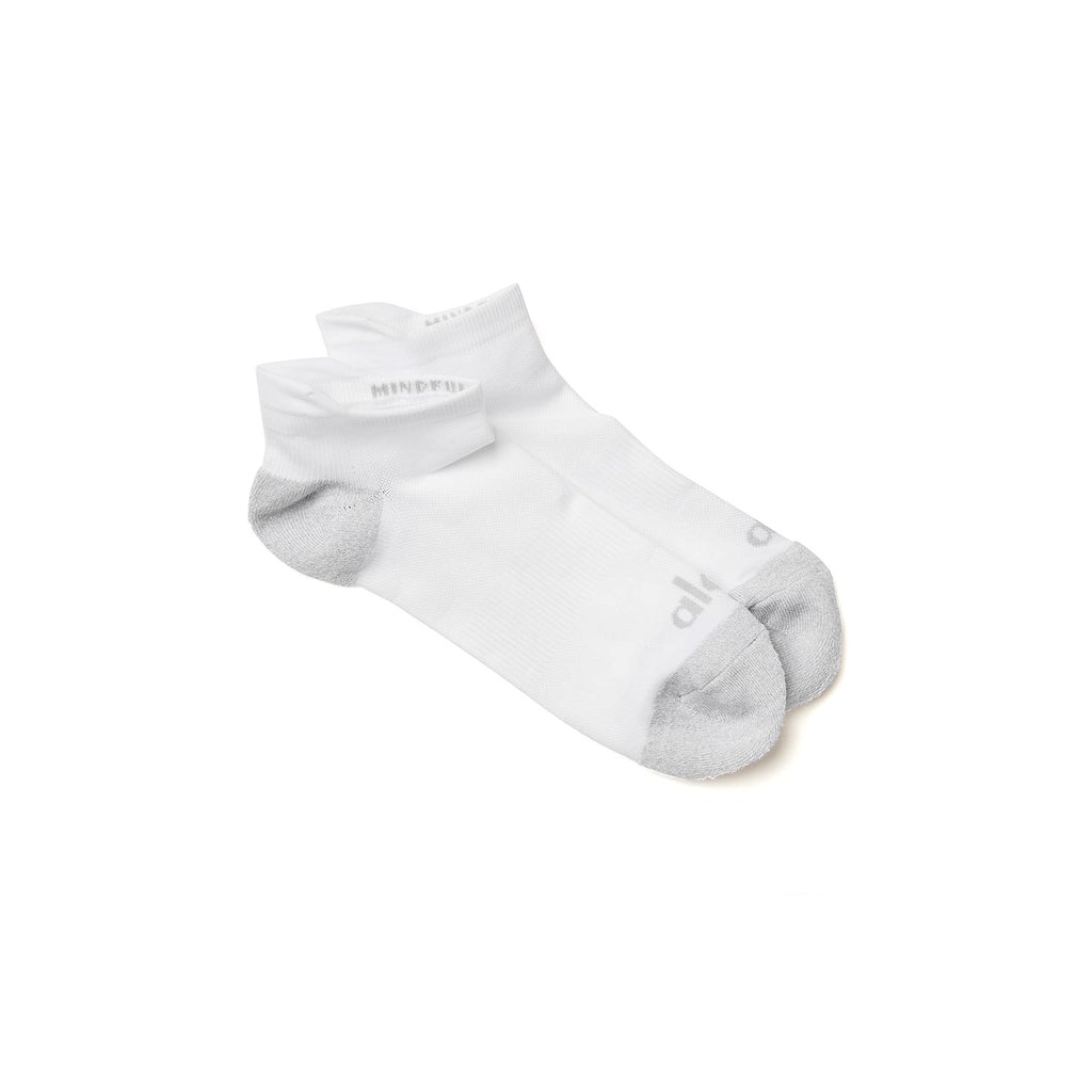 Calcetines Alo Yoga Performance Tab Hombre Blancos | MTOW13506