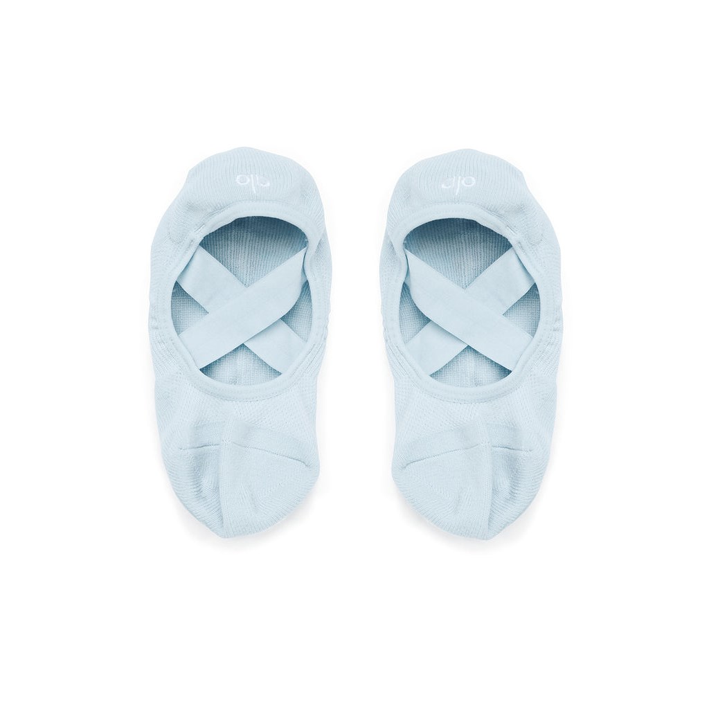 Calcetines Alo Yoga Pivot Barre Mujer Azules | DRAO21546
