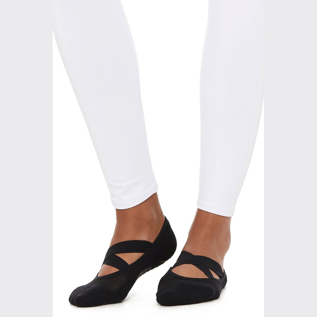 Calcetines Alo Yoga Pivot Barre Mujer Negros | INQO60347