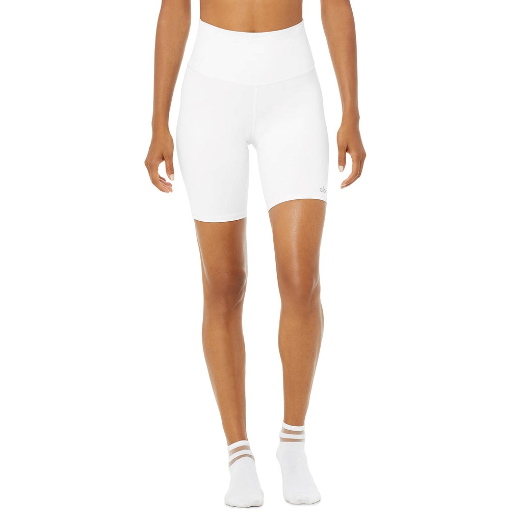 Calcetines Alo Yoga Pulse Barre Mujer Blancos | GKTE70182